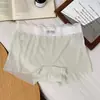 """Mais Brilhante do que o Esperado""" Conforto de Verão Cuecas Boxer Sem Costura de Seda Gelo para Mulheres, Virilha Confortável de Algodão Puro"""