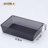 25 Peças Conjunto Organizador de Mesa Caixa de Armazenamento Divisória de Gaveta Organizar Caixa Pequena Transparente Divisória de Plástico Artefato