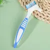 Cepillo de dientes especial de doble cabeza para limpieza de dentaduras postizas de adulto mango grande cepillo de dientes de doble cara para dentaduras postizas cepillo para cuidado de brackets venta al por mayor de fábrica