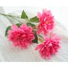 Imitação de flor 3 cabeça hibisco peônia flor falsa mesa de flores de casamento grande peônia flor de seda hotel flor decorativa atacado