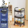 Carrito Estante de Almacenamiento de Pie Múltiples Niveles Habitación Almacenamiento de Bocadillos Estante de Almacenamiento Baño Carrito de Almacenamiento Móvil
