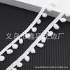Fabricante Direto Spot Branco 1,0 cm Pequeno Médio Bola Reta 1,2 cm Bola Reta Média Bola de Cabelo Bola de Renda Acessórios de Vestuário