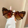 Gafas de Sol con Montura de Corazón de Melocotón de Moda Estilo Nuevo Europeo y Americano Transfronterizas Mismo Estilo que las Celebridades de Internet Gafas de Sol de Moda para Fotografía Callejera y Fiestas