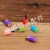 Llavero de resina con forma de taza de bebida de frutas, 9 colores, 18 x 11 mm, accesorios de joyería DIY, pendientes y colgantes
