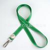 Cordão de trabalho com linha dupla de 1,5 cm, cordão para cartão de trabalho com conjunto de crachá, corda de marca, fivela de metal, cordão de contas planas