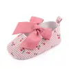 0-12 Meses Zapatos de Princesa Cereza Zapatos de Bebé Zapatos de Bebé con Lazo Zapatos para Niños Pequeños 2687