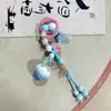 Pingente de Morango de Cerâmica Jingdezhen, Chaveiro Estilo Ins, Uso Duplo para Bolsas, Item Popular de Feira Noturna, Fornecimento Direto do Fabricante