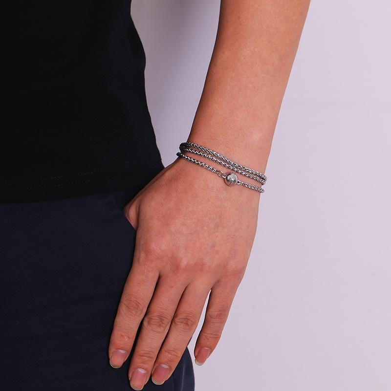 修8圆珠不锈钢项链