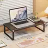 Suporte para laptop, grelha de churrasco, suporte de resfriamento para mesa, suporte vertical dobrável portátil para aumentar a altura do computador para mesa de escritório