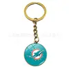 Oferta Especial para Time Transfronteiriço de Futebol Americano NFL Keychain Time Gema Pingente de Bolsa Carro Retro Cobre