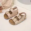 Sandalias para Niñas 2026 Lunares Verano Zapatos Infantiles Sandalias para Niños Niñas Sandalias Romanas Suaves de Corcho Zapatos Casuales de Playa para Niños