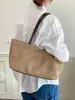 Bolso de Terciopelo Gamuzado Paleta de Colores Otoño Invierno Bolso Tote Retro Mate Gran Capacidad para Mujer Bolso de Hombro Único para el Trabajo