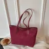 Bolso tote mate para mujer, modelo nuevo transfronterizo 2026, bolso de hombro grande de capacidad para el trabajo, versátil, simple y elegante, bolso de tela