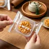 Sacos de embalagem para bolos da lua e bandejas de base, sacos selados à máquina modelo novo, 50g, toque de alta qualidade, sacos de embalagem individuais de 75g para confeitaria