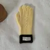Nuevos Guantes de Lana Tejidos con Trenzado de Figura de Ocho Pequeña para Mujer, Estilo Coreano, Cálidos, Sin Dedos, Táctiles, Antifrío, Atmósfera de Otoño e Invierno