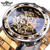 T-WINNER Winner Nuevo Reloj de Hombre Moda Casual Hueco Pedrería Reloj Mecánico Manual para Hombre