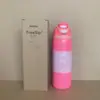 Nova Caneca Térmica Owala de Aço Inoxidável 304 Portátil Grande Capacidade Copo de Frutas 32oz Copo de Água Esportivo Copo com Canudo