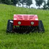 Robot de deshierbe totalmente automático, cortacésped de orugas controlado remotamente para terrenos abiertos y laderas de montañas