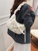 Bolsas Plissadas Tendência para Mulheres 2026 Nova Moda de Verão Bolsa de Ombro Dumpling com Acabamento de Luxo e Bolsa Versátil de Axila
