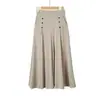 Pantalones de Moda de Verano 2026 para Mujeres de Mediana Edad y Mayores, Elegantes Pantalones tipo Falda de Seda Hielo, Pantalones Casuales Sueltos Adelgazantes para Mamás