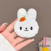 Parche de Flequillo de Gatito Negro Lindo Herramienta Mágica para Ordenar el Cabello para Mujeres, Elegante Pinza para el Cabello Sin Marcas de Gato Kt con Cinta Mágica