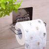 Porta-lenços sem furos Porta-papel higiênico de Aço Inoxidável 304 Porta-rolos de Papel para Banheiro Porta-papel higiênico Simples Doméstico