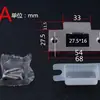 Cerradura de Pestillo Grueso de Acero Inoxidable Hecha a Medida, Accesorios para Cerradura de Puerta, Placa Guía del Cuerpo de la Cerradura, Placa de Pestillo Extendida para Puertas de Madera, Placa Tope
