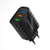 Carregador de celular multiportas Diamond 3USB 5V2A12W adaptador de energia de carregamento de parede carregador cabeça regulamentos europeus e americanos