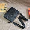 Nuevo Bolso de Mano para Hombre con Patrón de Cocodrilo Piel Suave Bolso de Hombro de Moda Bolso de Mano de Negocios Bolso Cruzado Bolso de Hombre de Moda