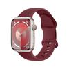 Fábrica Adecuado iwatch10S987654SE Correa de Reloj Apple Ultra2 de Silicona con Hebilla Mariposa de Color Único con 8 Hebillas