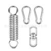 Silla colgante canasta colgante columpio resorte de acero inoxidable 304 traje giratorio amortiguación resorte de tensión resorte amortiguador accesorios para exteriores