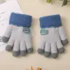 Guantes Calientes para Niños Invierno Dibujos Animados Lindos Guantes para Bebés de 1 a 3 Años Gateo Juego Guantes de Medio Dedo para Bebés