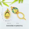 Nuevo Collar Dorado Antiguo con Colgante de Carrusel de Unicornio con Goteo de Aceite de Lujo Ligero para Mujer, Joyería Moderna y Duradera