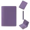 Cartera Porta Tarjetas Color Macarrón Dos en Uno Billetera Pequeña para Mujer Billetera Vertical para Mujer Cubierta para Libreta de Ahorros Licencia de Conducir