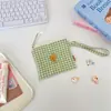 58153 Bolsa de Armazenamento Bordada Fofa Porta-Moedas Portátil para Fone de Ouvido Diversos Organizador Batom Joias Armazenamento de Moedas