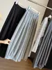 Pantalones casuales de pierna ancha cropped con cordón de cintura alta estilo coreano y japonés para mujer, nueva colección de otoño, pants deportivos casuales holgados y adelgazantes