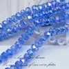 Rueda de cristal con cuentas de agujero pasante corte fino tierras raras fabricantes mayoreo joyería hecha a mano DIY pulsera collar cuentas sueltas