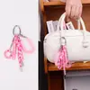 Colgante de Bolsa Serie Miu Serie Deportiva Cuerda Tejida a Mano Corazón de Niña Coche Llavero Versátil Venta al por Mayor de Fábrica