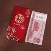 Envelope Vermelho 2025 Especial de Casamento High-End Mil-Yuan Dinheiro de Presente Bolsa de Envelope Vermelho de Casamento com Palavras Felizes para Recém-Casados