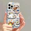 Funda para iPhone 17 Pro Max con Airbag con Tema de Gato de Música Rock, 14 Pro, Apple 12/16 Estilo de Pareja