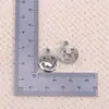 Pingente Labial Prata Antiga Rosto Sorridente Design Moderno DIY Pulseira Colar de Joias de Liga Acessórios Decorativos para Joias