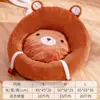 Nido para Gatos para Todas las Estaciones, Alfombra Cálida para Gatos y Mascotas para Invierno, Perrera Pequeña Semicerrada, Alfombra para Gatos, Ropa de Cama para Gatos