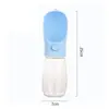Garrafa de Água para Cachorro, Portátil à Prova de Vazamentos, Dispensador de Água para Filhotes com Alimentador para Beber para Animais de Estimação, Caminhada ao Ar Livre, Trilhas, Viagem, Plástico de Grau Alimentício
