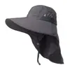 Sombrero de Pesca Sombrero Anti-ultravioleta Sombrero de Sol de Verano para Exteriores Sombrero de Sol de Ala Ancha Protección para Cara y Cuello para Hombres y Mujeres