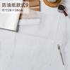 18*18 Papel Manteiga à Prova de Óleo para Assar Bandeja de Assar Pad de Papel Pão Pacote Europeu Sanduíche Almoço Bolo Embalagem Pad de Papel Óleo