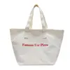 Bolso de Hombro de Lona Estilo Casual y Relajado para Mujer 2026 Nuevo Versátil Gran Capacidad Bolsa de Compras para Estudiantes Bolso Tote para Viajes Diarios