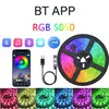 Suministro Directo de Fábrica Modelo Caliente 5050 2835Led Tira de Luz Bluetooth USB 44 Teclas 24 Teclas Juego de Tira de Luz para Fondo de TV