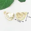 Accesorios para Joyería DIY de Venta Caliente Transfronteriza, Joyería DIY Hecha a Mano con Forma de Corazón y Mariposa, Accesorios para Joyería DIY de Esmalte de Alta Calidad