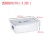 Caja de Almacenamiento Transparente de Grado Alimenticio para Refrigerador, Gran Capacidad, con Tapa, Rectangular, Uso Comercial