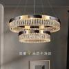 Lámpara de araña de cristal de lujo, nueva lámpara de araña de cristal de lujo, estilo posmoderno, para sala de estar, comedor, dormitorio, modelo Zhongshan, 2023